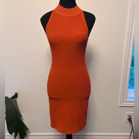 Babaton halter sculpt dress size small - Picture 1 of 6